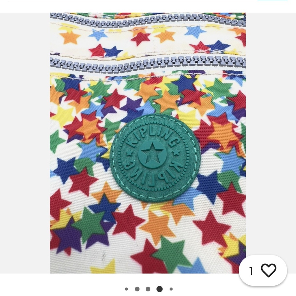 Kipling Multicolor Star Print Crossbody Bag - Picture 2 of 3